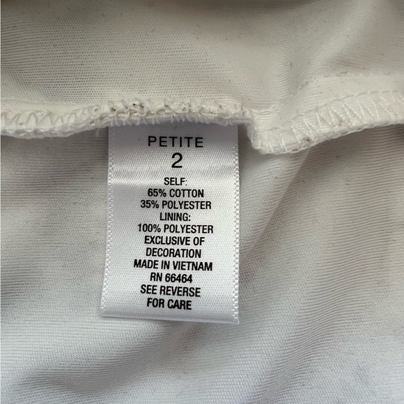 Roz&Ali White Lace Knee-Length Dress - Picture 4 of 4